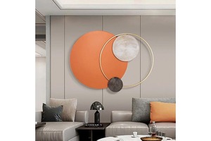 Handcrafted Modern Design Iron Metal Wall Art Panel Superb Outdoor Home <b>Decorative</b> Hanging for Interior Use - Product Image 2