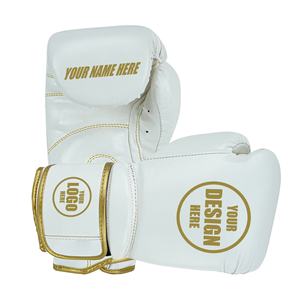 ถุงมือมวยหนังวัวกันน้ำสำหรับการฝึกอบรมผู้ผลิต - Product Image 2