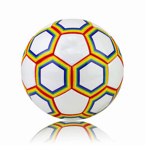 Pelota de fútbol de entrenamiento con logotipo personalizado, pelota colorida, Material de alta calidad, el mejor estilo, OEM - Product Image 1