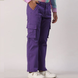 Men's High Waist <b>Cargo</b> Pants Premium Quality with Stylish High Street Design Trendy Plain Color Selling Article in the Market - Product Image 3