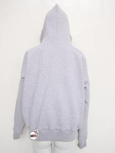 Fait sur mesure 100% coton uni unisexe lourd poids personnalisé sweat à capuche zippé pull surdimensionné blanc sweat à capuche lourd - Product Image 4