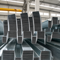 Tôle de plancher en acier galvanisé de type ouvert YX51 305 915 pour la construction de dalles de béton à usage intensif