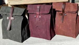 Sac à déjeuner isotherme réutilisable en toile de cuir écologique portable pour le bureau et les voyages LCLB-0043 - Product Image 5