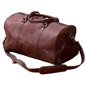 Leather Duffel With Shoes Pouch Handmade Travel <b>Bag</b> Best Travel Duffel <b>Bag</b> <b>Overnight</b> Gym Sports Weekend <b>Bag</b> - Product Image 6