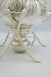 Venta caliente Nuevo diseño Tetera de cobre con soporte Patrón de ganado Forma cuadrada para uso en la cocina - Product Image 3