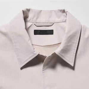 เสื้อแจ็คเก็ตโค้ชของผู้ชายน้ำหนักเบาผ้าแคนวาสป้องกันรอยยับ - Product Image 2