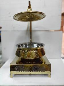 Plats de service indiens en acier inoxydable très vendus pour usage hôtelier, nouveau design, compatibles congélateur, faits à la main - Product Image 6