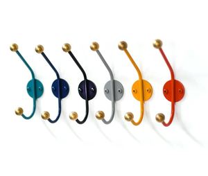 Crochet mural moderne en acier à double crochet, vente en gros, en vrac, pour cuisine, salle de bain, bureau, maison, décoration murale, fabriqué en inde, 2023 - Product Image 5