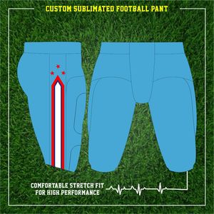 Ensemble de football américain professionnel de qualité supérieure avec broderie et numéros chromés, respirant, séchage rapide, antibactérien - Product Image 5