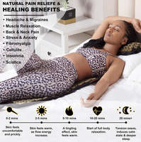 Ensemble de tapis et d'oreiller d'acupression, rembourrage en lin naturel de qualité supérieure et en fibres de noix de coco