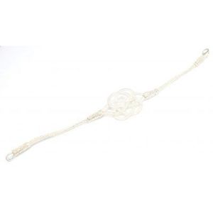 999 Sterling Silver Kazaziye <b>Love</b> Knot Tennis <b>Bracelet</b> White Fashion Accessory - Product Image 3