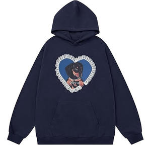 <b>Women's</b> Classic <b>Blue</b> Winter <b>Hoodie</b> with Front Logo Soft Breathable Fabric Comfortable Regular Fit - Product Image 1