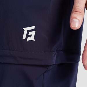 Tech Navy <b>Trousers</b> Slim Fit Regular Fashionable Linen Sports Wear Customizable Logo Zipper Decorations XL Lightweight Straight - Product Image 5