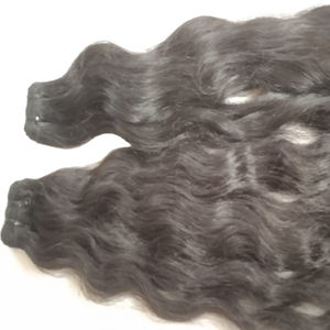 Extensions de cheveux humains Remy non transformés du temple naturel indien Prix compétitif de style vagues droites crépues brésiliennes - Product Image 1