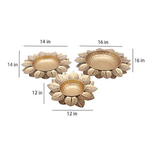 Bols Urli magnifiquement conçus Une touche de culture et des bols Urli floraux flottants de luxe parfaits pour les espaces spirituels - Product Image 3