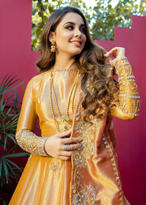 Colección Adam & Eve Gorgeous Yellow Lehnga Choli Opción nupcial económica Personalización de oro rojo para indios tradicionales - Product Image 6