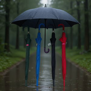 Parapluie Automatique Coupe-Vent en Fibre pour Hommes - 120cm Classique à Trois Plis Protection Contre la Pluie - Product Image 3
