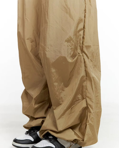 Pantalons de survêtement cargo baggy tendance à la vente chaude, pantalons sportifs vintage pour femmes, logo personnalisé, couleur unie, pantalons pour femmes - Product Image 6