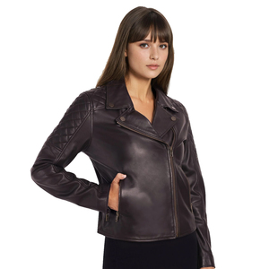 Chaqueta de piel auténtica personalizada para Mujer | Ropa de abrigo elegante para Mujer | Abrigo de moda ajustado | OEM ODM Proveedor al por mayor - Product Image 4
