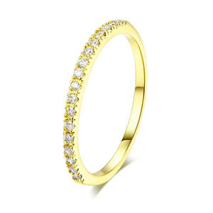 Bagues de fiançailles tendance en cuivre, micro-pavé de cristaux CZ, incrustation de cristaux, forme géométrique de diamant taillé, style religieux - Product Image 4