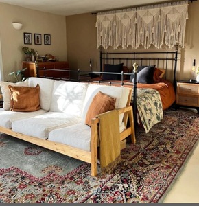 Suspension murale en macramé blanc pour une décoration intérieure élégante, décoration de salon, ornement mural fait à la main et option cadeau en provenance d'Inde - Product Image 2