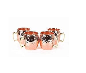 Diseño clásico cobre Moscú mula taza forma redonda tamaño personalizado agua potable taza para uso en restaurante doméstico - Product Image 5