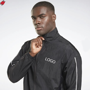 ชุดวอร์มไนลอนสองชิ้นชุดวอร์มน้ำหนักเบาชุดออกกำลังกายวิ่งจ๊อกกิ้งพร้อมซิป - Product Image 3