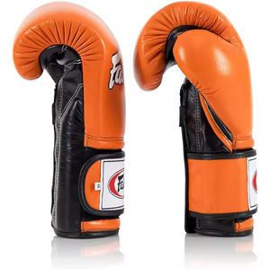Gants de boxe professionnels en cuir véritable de haute qualité fabriqués en vrac quantité doigt complet prix le moins cher personnaliser Logo et taille - Product Image 4