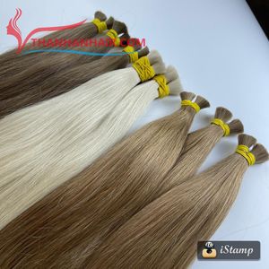 ผมต่อแบบลอนและวิกผมต่อแบบลอนมีสีเงิน613ติดหนังกำพร้าตามแนวยุโรป - Product Image 3