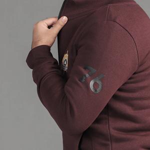 Venta al por mayor de calidad superior Heavy Sherpa chaquetas de los hombres Super Warm Zip up algodón polar tela High Street Bomber chaqueta de cuello - Product Image 4