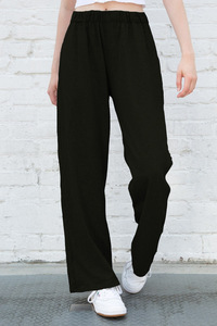 Servicios OEM Mujeres Streetwear Slim Fit Señoras Pantalones de alta calidad Casual Cintura alta Color sólido Pantalones de las mujeres - Product Image 3