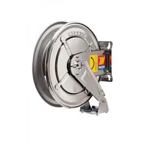 Enrouleur de tuyau en acier inoxydable Meclube Eau fixe 150 °C Haute pression 200/400 Bar FX 400 pour les nettoyeurs de sortie d'entrée M3/8''G Produit - Product Image 1