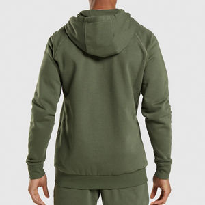 Sudadera con Capucha Deportiva para Hombre, Tejida en Algodón 100% de Alta Calidad, 300g, con Estampado de Serigrafía, Resistente al Viento, Informal - Product Image 3