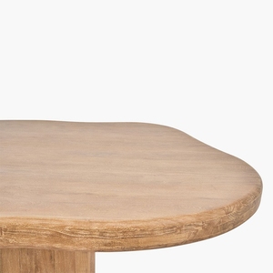 Table de salle à manger sculptée à la main en bois de manguier massif Design traditionnel Mobilier de maison assemblé pour la salle à manger Stable et fait à la main - Product Image 3