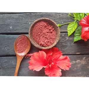 ผงดอกชบาอินเดียแท้ 100% สีชมพูเข้มสดใส ยี่ห้อใหม่ล่าสุด อาหารเสริมเพื่อสุขภาพ สมุนไพรแห้งชนิดเดียว - Product Image 3