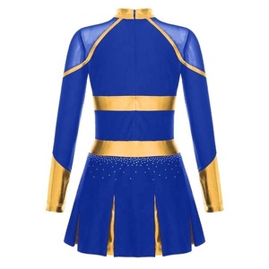 Uniforme de porristas personalizado de primera calidad con tela de rendimiento transpirable y ajuste cómodo para porristas competitivas - Product Image 3