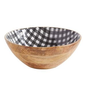 Último patrón de frutas esmalte impreso hecho a mano Mango madera diseño moderno frutero plato mínimo para servir cuenco decorativo - Product Image 4