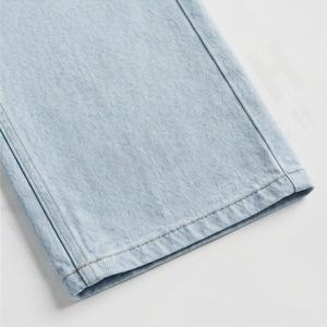 Mini-jupe en jean en coton de haute qualité OEM, vente en gros, sur mesure, taille femme, jeans pour femmes, bouton, mode streetwear, bas décontractés - Product Image 6