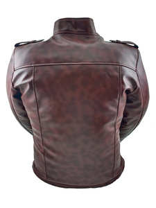 เสื้อแจ็คเก็ตผู้ชายสไตล์ลำลอง ดีไซน์โดดเด่น อบอุ่น คอปกกลม ปักลาย สำหรับฤดูใบไม้ร่วงและฤดูหนาว สีพื้น เรียบง่าย - Product Image 4