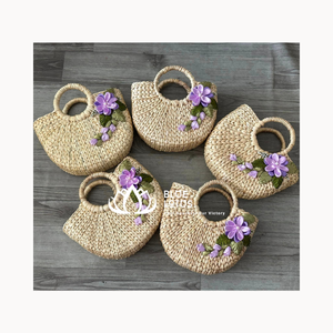 กระเป๋าไฮยาซินธ์น้ํา กระเป๋าสตรี สินค้าขายดี แฟชั่นใหม่ ผลิตในเวียดนาม สินค้าราคาดีที่สุดจากฟาร์มบัวสีฟ้า - Product Image 3