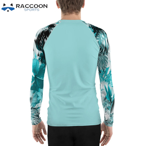 เสื้อรัดกล้ามเนื้อแขนยาว MMA ป้องกันแสงแดด ระบายอากาศได้ดี ยืดหยุ่นสูง พิมพ์ลายแบบ Sublimation  รับสกรีนโลโก้ สำหรับผู้ใหญ่ ลายแรคคูน - Product Image 4