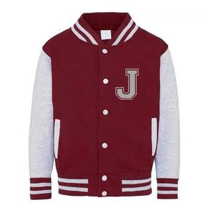 New Varsity Jacket for Men Winter Season Customizable Designs with Woolen Fabric Stand Collar Front Logo Single <b>Button</b> Closure - Product Image 5