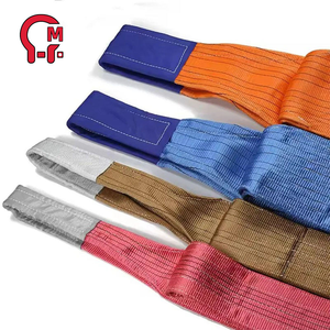 1- 50 tấn mắt chuyên nghiệp và mắt phẳng vải nâng <span class=keywords><strong>Sling</strong></span> Hlm bán buôn 100% polyester nâng vải <span class=keywords><strong>Sling</strong></span> Vòng <span class=keywords><strong>Sling</strong></span> - Product Image 3
