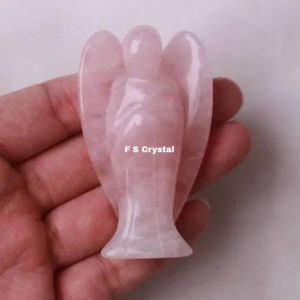 Anges en pierres précieuses de quartz rose Ange en gros Anges de meilleure qualité Achetez auprès de F S CRYSTAL - Product Image 2