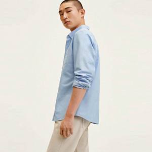 เสื้อเชิ้ตผ้าสักหลาดลายสก็อตแขนยาวมีกระดุมสำหรับผู้ชายผ้าฝ้าย100% ออกแบบได้ตามต้องการ - Product Image 5