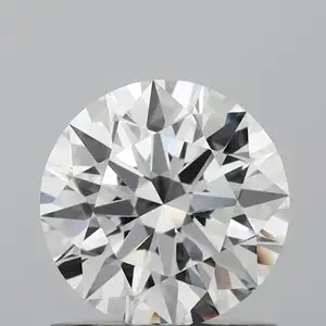 1 ct尺寸E彩色VVS2透明抛光实验室钻石圆形HPHT-CVD钻石珠宝宽松钻石