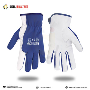 Gants de travail robustes en cuir grainé de vachette, respirants, imperméables, anti-coupure, doux et confortables, protection des mains et des bras - Product Image 2