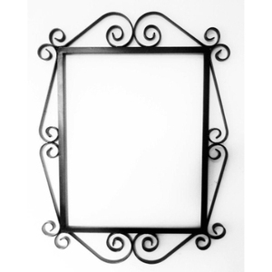 Handmade Iron Metal Photo <b>Frame</b> with <b>Black</b> Finish Modern Design Eco-Friendly Customizable Size & Color for Home/Office Decor - Product Image 1