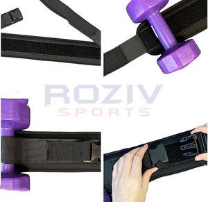 Ceinture de poussée de hanche réglable en néoprène écologique, contrôle du ventre, soutien dorsal, antidérapante, pour l'été, sport et extérieur, haute qualité Roziv - Product Image 3