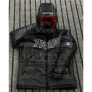 Veste bulle pour hommes de haute qualité fabriquée sur mesure avec col montant nouveauté haute visibilité en saison d'hiver conception OEM - Product Image 1